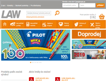 Tablet Screenshot of lawshop.cz